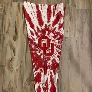 FanPrint OU Tie Dye Leggings